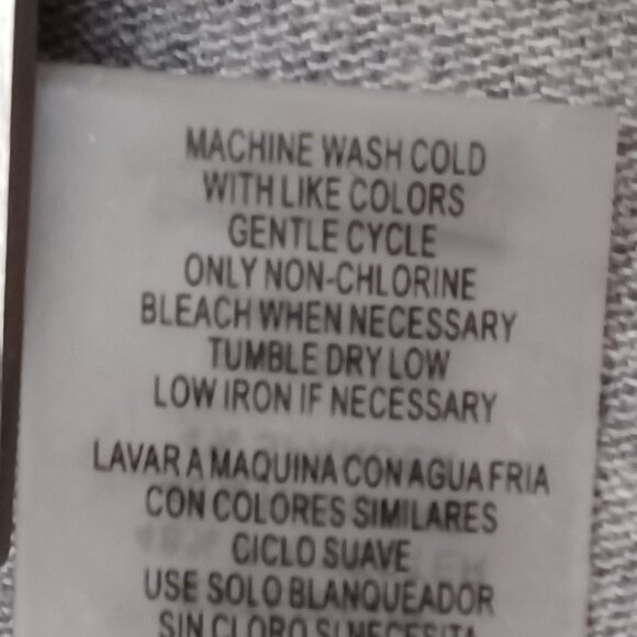 Women's Calvin Klein Shoulderless Grey Top Size Small - Picture 6 of 8